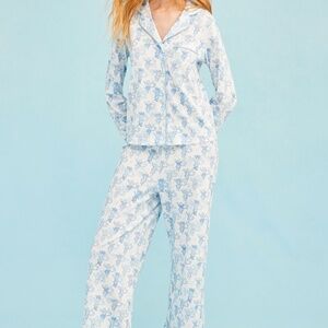 Pastiche De Monkey Long Sleeve Polo Pajamas